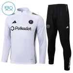 Kinder Inter Miami CF Training Sweatshirts Viertelreißverschluss 2025-26 Weiße